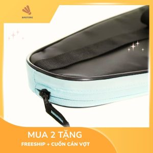 Túi đựng vợt cầu lông 190 ECO đen viền xanh thời trang (3)