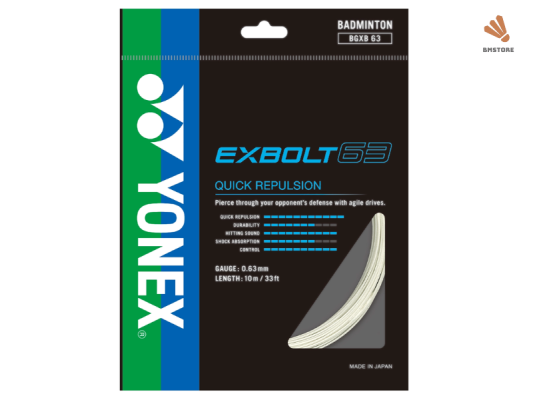 Căng Vợt Cầu Lông 10kg Bao Nhiêu Tiền loại cước cước Yonex EXBOLT 63